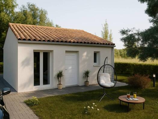 Terrain avec maison neuve à vendre 174 342 € 1 pièce 1 chambre 50 m² 330 m² de terrain Le Fenouiller 85800