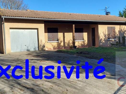 Maison de plain-pied à vendre 215 250 € 4 pièces 3 chambres 84 m² 1 800 m² de terrain Pelleport 31480