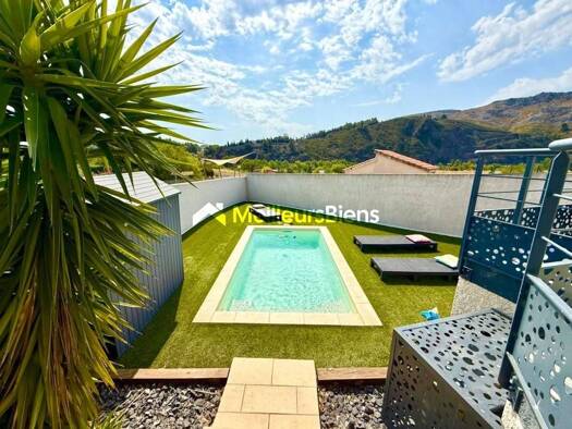 Maison de plain-pied à vendre 332 800 € 5 pièces 4 chambres 125 m² 453 m² de terrain Cases-de-Pène 66600