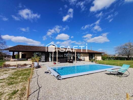 Maison à vendre 294 000 € 7 pièces 4 chambres 182 m² 5 030 m² de terrain Damazan 47160