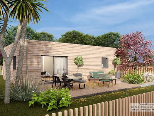 Terrain avec maison neuve à vendre 251 000 € 3 pièces 2 chambres 61 m² 543 m² de terrain Maison Blanche-Lanadan-Sables Blancs Concarneau 29900