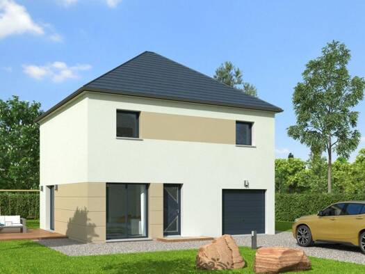 Terrain avec maison neuve à vendre 185 600 € 1 chambre 95 m² Hérenguerville 50660