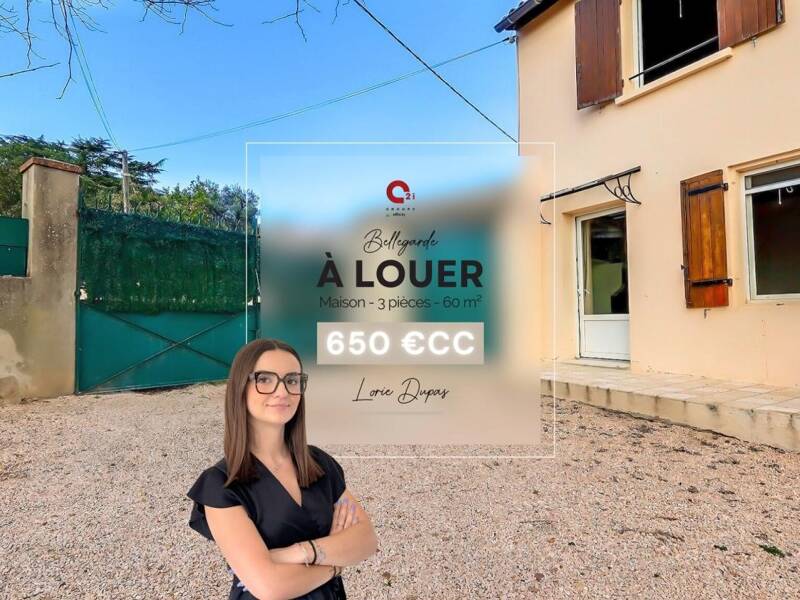 Maison à louer, 60m², BELLEGARDE