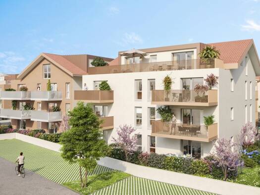 Appartement à vendre - Neuf 380 000 € 4 pièces 3 chambres 74,3 m² 2ème étage Centre La Roche-sur-Foron 74800