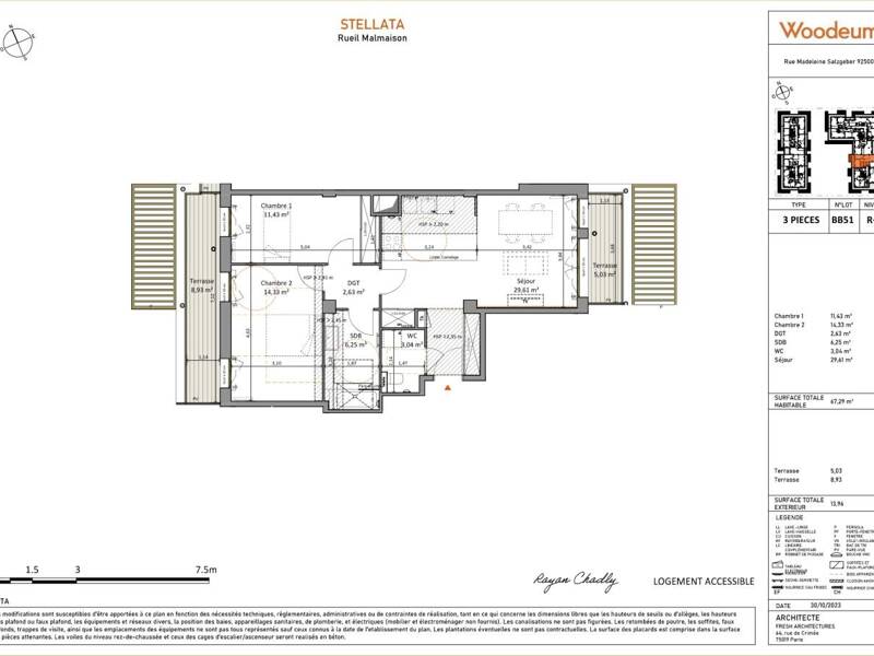 Maison à louer, 67m², RUEIL MALMAISON