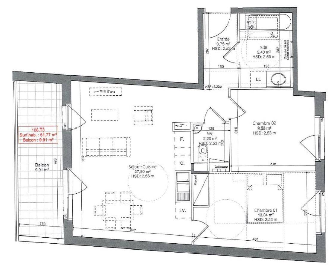 Maison à louer, 62m², MULHOUSE