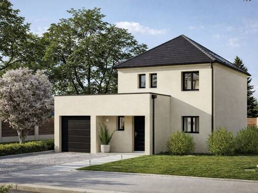 Terrain avec maison neuve à vendre 348 900 € 5 pièces 4 chambres 115 m² 335 m² de terrain Bois-le-Roi 77590