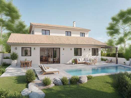 Terrain avec maison neuve à vendre 238 000 € 4 pièces 3 chambres 90 m² 370 m² de terrain Pouzolles 34480