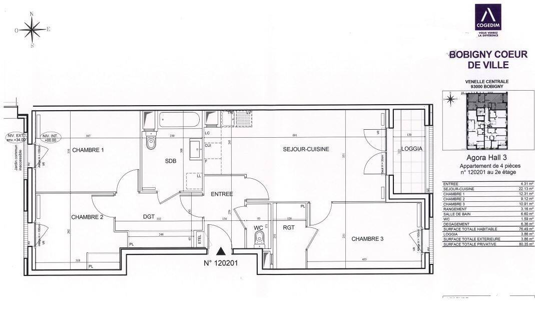 Maison à louer, 76m², BOBIGNY