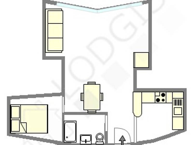 Maison à louer, 40m², PARIS 14E