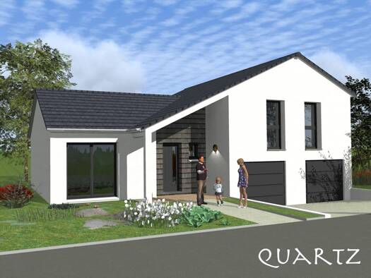 Terrain avec maison neuve à vendre 399 900 € 5 pièces 4 chambres 120 m² 501 m² de terrain Antilly 57640