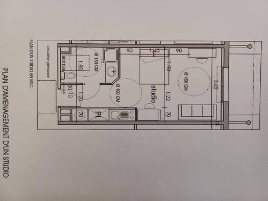 Appartement à vendre 47 000 € 1 pièce 27 m² RDC Verrières-en-Anjou 49112