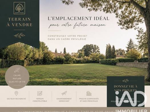 Terrain constructible viabilisé à vendre 150 000 € 253 m² de terrain Grosbois Villecresnes 94440