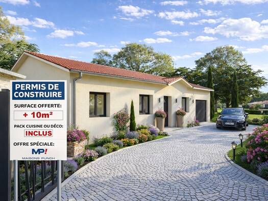 Terrain avec maison neuve à vendre 195 000 € 5 pièces 4 chambres 97 m² 570 m² de terrain Cublize 69550