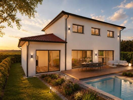 Terrain avec maison neuve à vendre 544 850 € 5 pièces 4 chambres 143 m² 1 131 m² de terrain Lentilly 69210