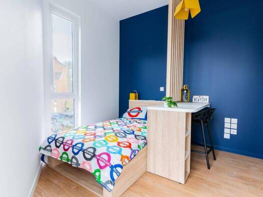 Studio à louer 390 € 3 pièces 37 m² Villeneuve-d'Ascq 59650