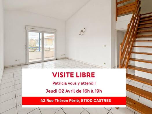 Duplex à vendre 148 000 € 4 pièces 3 chambres 79,5 m² 3ème étage Castres 81100