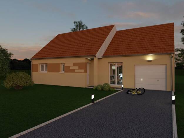 Terrain avec maison neuve à vendre 230 000 € 4 pièces 3 chambres 88 m² 510 m² de terrain Courville-sur-Eure 28190