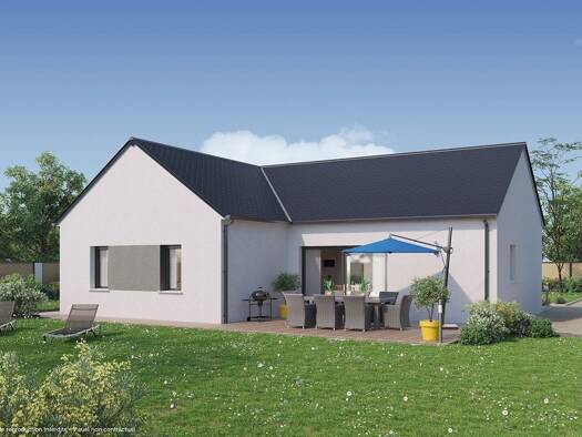 Terrain avec maison neuve à vendre 191 112 € 4 pièces 3 chambres 89 m² 244 m² de terrain Brécé 35530