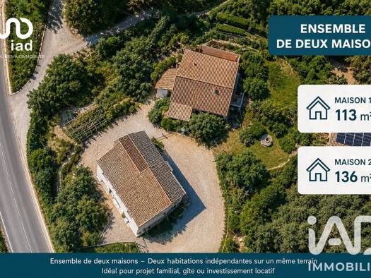 Maison à vendre 635 000 € 12 pièces 7 chambres 249,79 m² 1 897 m² de terrain Fayence 83440