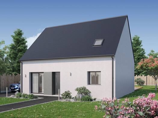 Terrain avec maison neuve à vendre 275 806 € 5 pièces 4 chambres 108 m² 400 m² de terrain La Chesnaie Les Ponts-de-Cé 49130