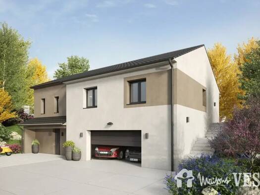 Terrain avec maison neuve à vendre 240 079 € 5 pièces 4 chambres 96 m² 1 000 m² de terrain Neunkirchen-Lès-Bouzonville 57320