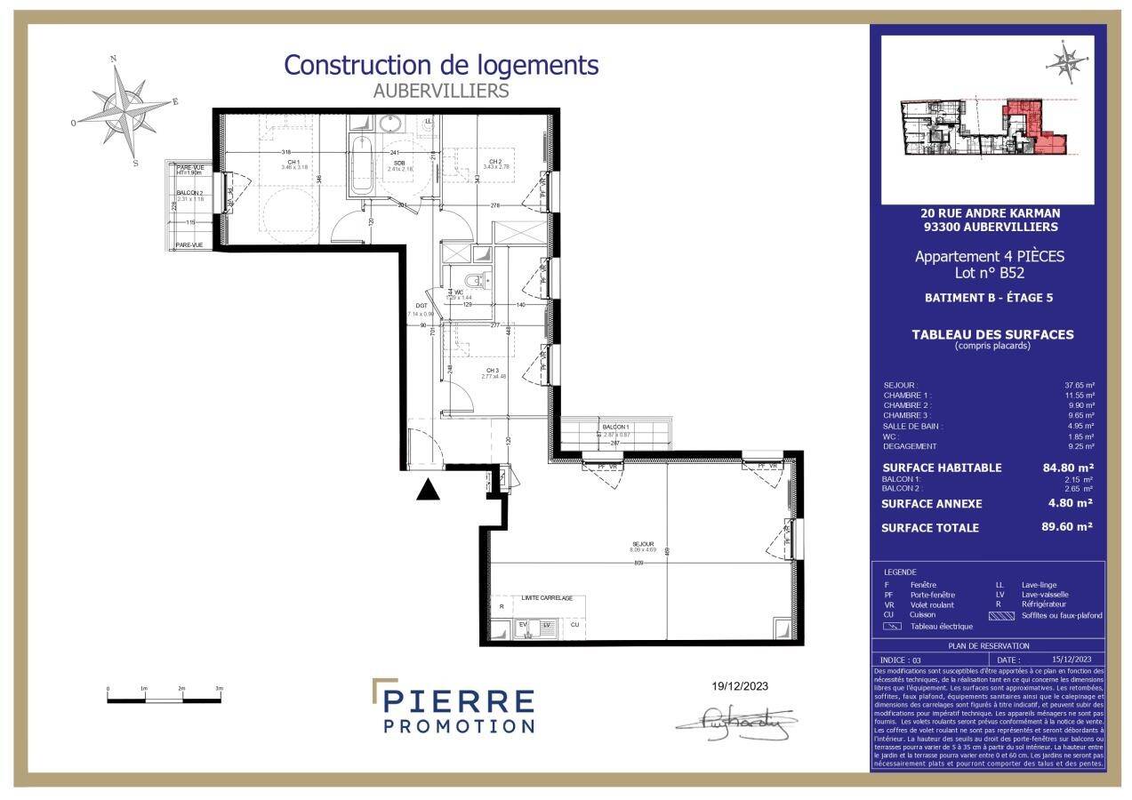 Maison à louer, 85m², AUBERVILLIERS