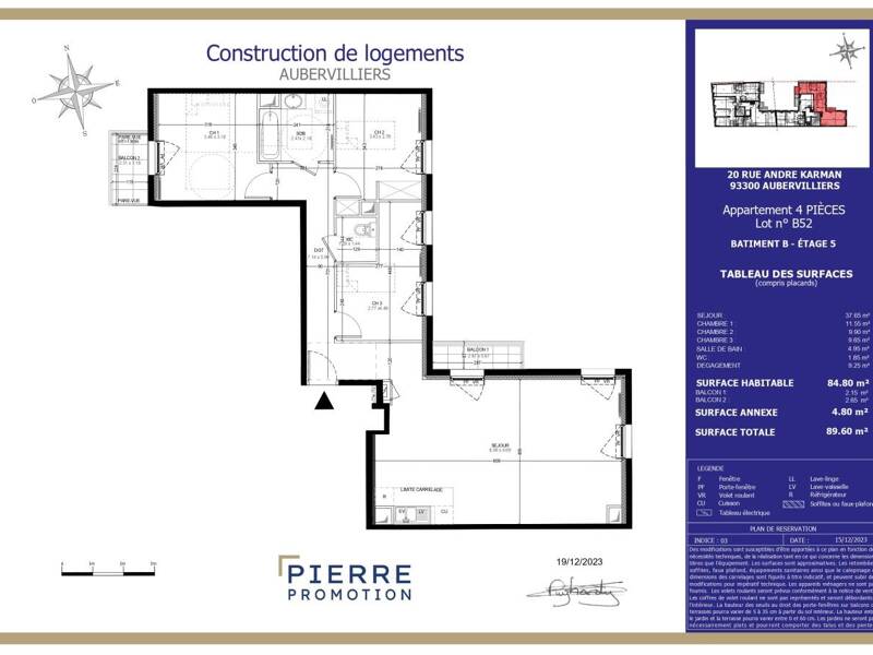 Maison à louer, 85m², AUBERVILLIERS