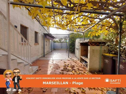 Appartement à vendre 159 000 € 2 pièces 1 chambre 34 m² Étage 1/1 Etangs et Plages Marseillan 34340