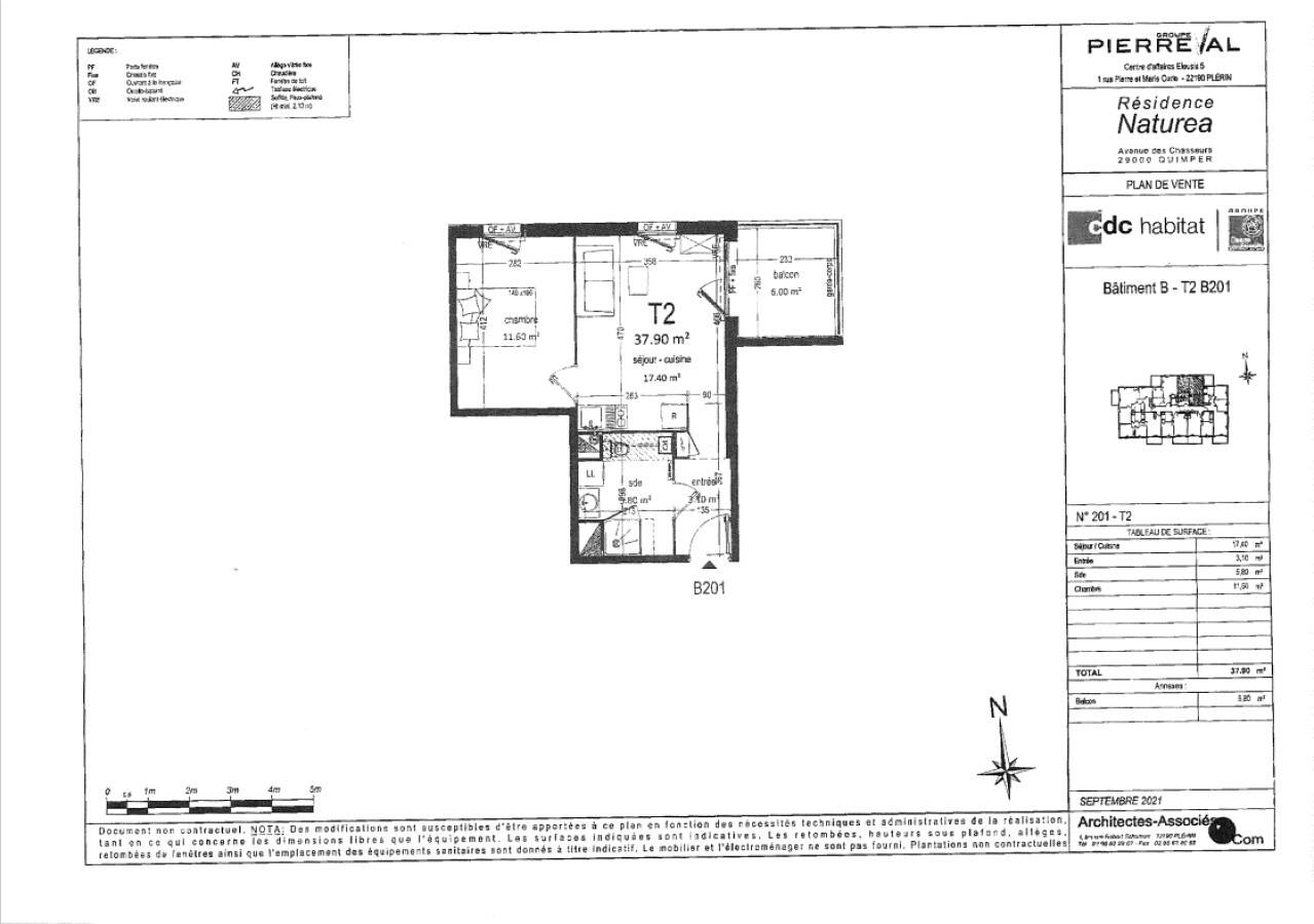 Maison à louer, 38m², QUIMPER