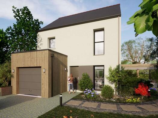 Terrain avec maison neuve à vendre 284 500 € 4 pièces 3 chambres 98 m² 520 m² de terrain Le Lion-d'Angers 49220