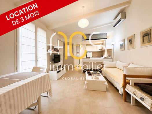 Appartement à louer 1 000 € 2 pièces 1 chambre 38,56 m² RDC Luynes Aix-en-Provence 13080