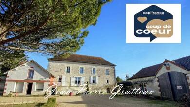 Maison à vendre 335 500 € 7 pièces 4 chambres 220 m² 4 747 m² de terrain Antoigne Châtellerault 86100