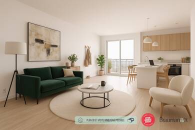 Appartement à vendre 330 996 € 4 pièces 3 chambres 80 m² 2ème étage Marcel Sembat Villetaneuse 93430