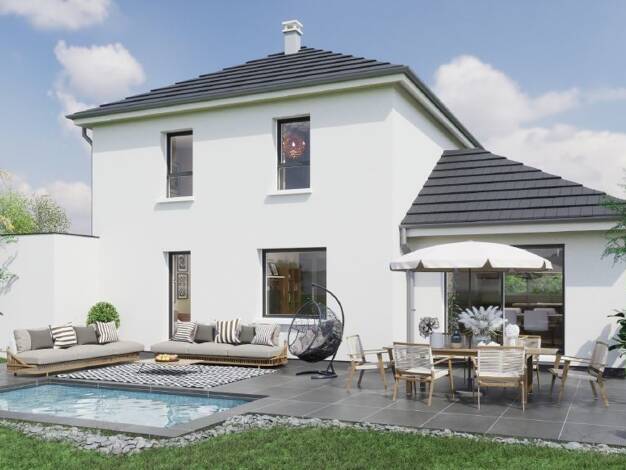 Terrain avec maison neuve à vendre 448 350 € 5 pièces 3 chambres 110 m² 446 m² de terrain Centre Ville Haguenau 67500
