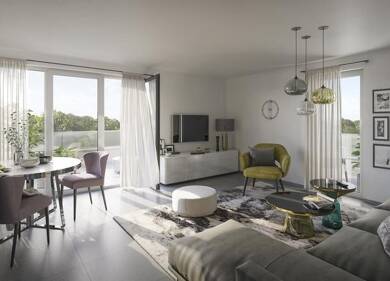 Appartement à vendre - Neuf 294 000 € 3 pièces 2 chambres 63 m² Lagny-sur-Marne 77400