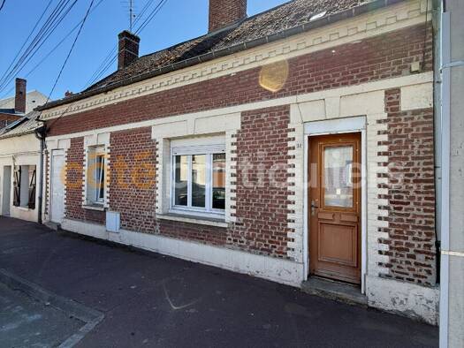 Maison à vendre 75 000 € 4 pièces 2 chambres 78 m² 880 m² de terrain Nord Ham 80400