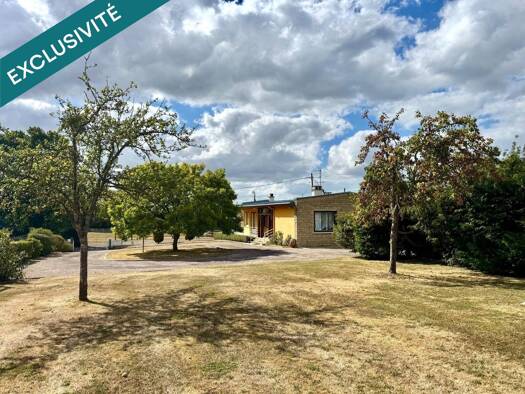 Maison de plain-pied à vendre 244 900 € 4 pièces 3 chambres 105 m² 2 522 m² de terrain Cambremer 14340