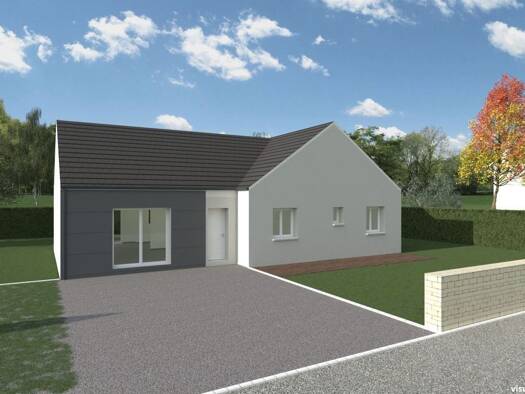 Terrain avec maison neuve à vendre 241 200 € 6 pièces 4 chambres 88 m² 556 m² de terrain Milly-la-Forêt 91490