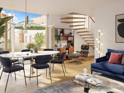 Duplex à vendre - neuf 209 000 € 2 pièces 1 chambre 46,06 m² RDC La Breteque Bois-Guillaume 76230