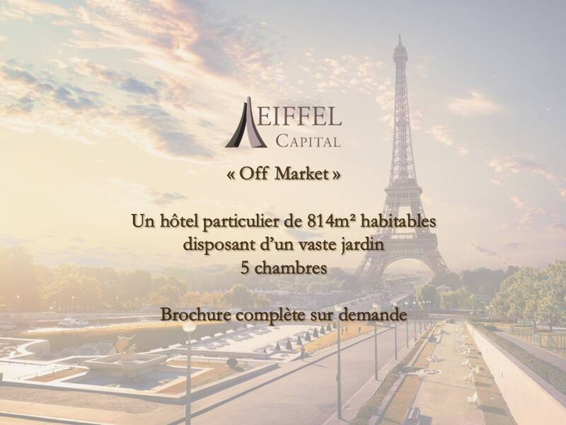 Maison à vendre, 814m², PARIS 16E