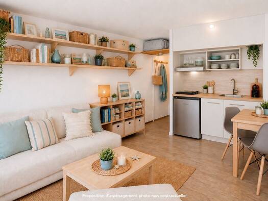 Appartement à vendre 112 500 € 1 pièce 16 m² RDC Le Penon Seignosse 40510