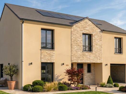 Terrain avec maison neuve à vendre 343 900 € 6 pièces 5 chambres 151 m² 415 m² de terrain Sillery 51500