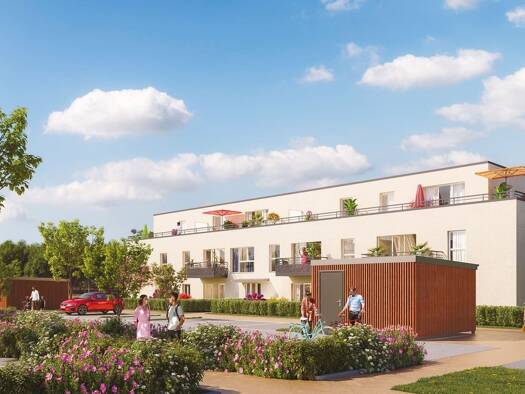 Appartement à vendre - neuf 206 750 € 3 pièces 2 chambres 56,3 m² 2ème étage Cagny 14630
