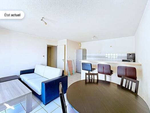 Appartement à vendre 117 568 € 2 pièces 1 chambre 42 m² Étage 2/2 Trepade Fonsorbes 31470