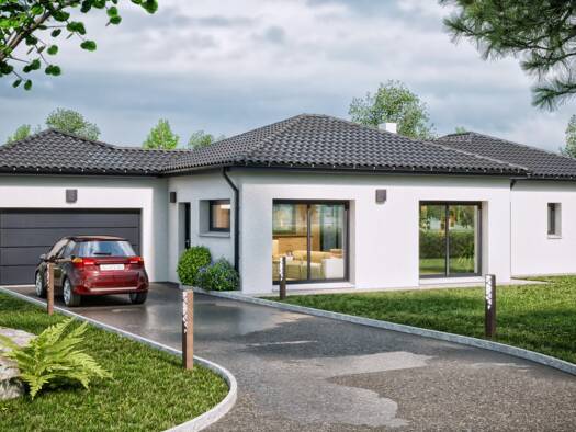 Terrain avec maison neuve à vendre 293 593 € 4 pièces 3 chambres 110 m² 699 m² de terrain Saint-Germain-Laprade 43700