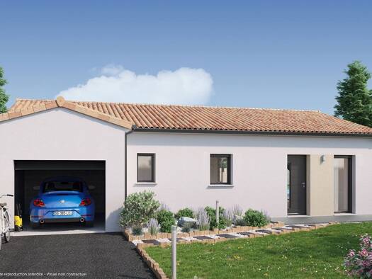 Terrain avec maison neuve à vendre 345 359 € 3 pièces 2 chambres 79 m² 330 m² de terrain Clémenceau-Pontac-Sallegourde-Pont de Langon Villenave-d'Ornon 33140
