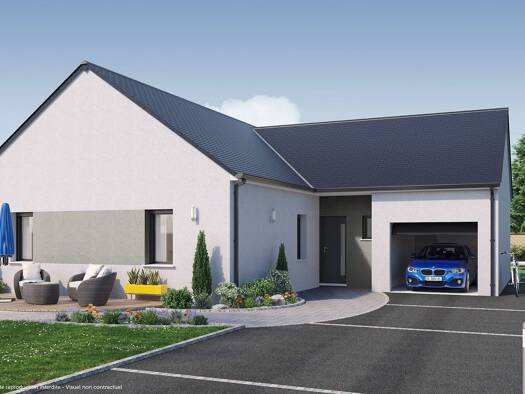 Terrain avec maison neuve à vendre 227 689 € 5 pièces 4 chambres 103 m² 2 172 m² de terrain Bleigny-le-Carreau 89230