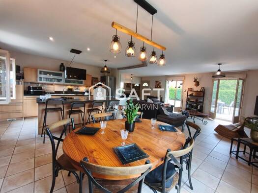 Maison de plain-pied à vendre 315 000 € 6 pièces 4 chambres 134 m² 1 690 m² de terrain Auxonne 21130