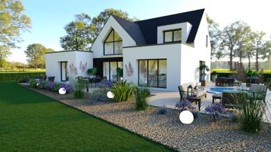 Terrain avec maison neuve à vendre 359 800 € Landudal 29510